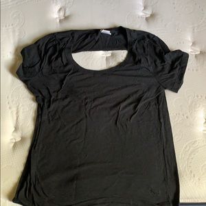Simple black tee